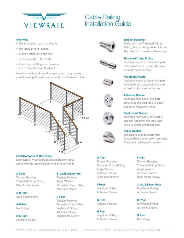 Cable Rail Install Guide