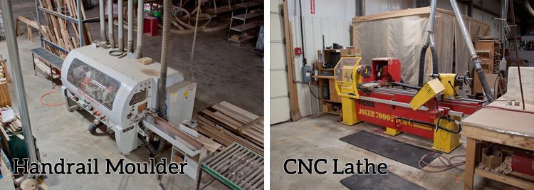 Handrail Moulder & CNC Lathe