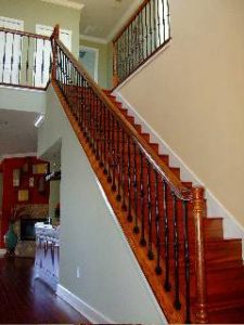 Wood Stair Parts with Beautiful Finish