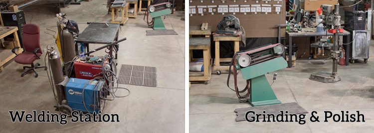 Post Welding & Grinding Station