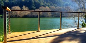 Wood Handrail for Cable Railing