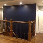 Box Newels & Wrought Iron Balusters