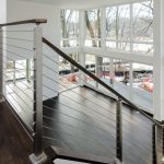 Project # 147 - Modern Stairway with Stainless Steel Posts