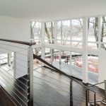 Project # 147 - Modern Stairway with Stainless Steel Posts