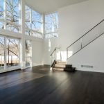 Project # 147 - Modern Stairway with Stainless Steel Posts