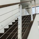 Project # 147 - Modern Stairway with Stainless Steel Posts