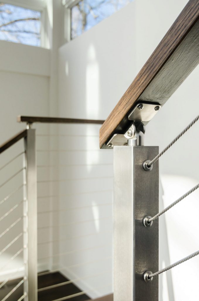 6000 Handrail with Cable Railing 