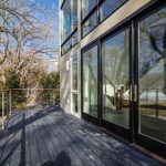 Black and Intermediate Cable Railing Posts