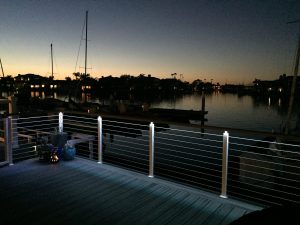 Lighted Cable Railing