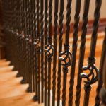 Iron Balusters & Ornate Turned Newels