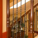 Iron Balusters & Ornate Turned Newels