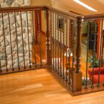 Iron Balusters & Ornate Turned Newels