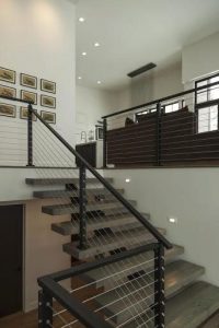 Cable Railing & Floating Stairs