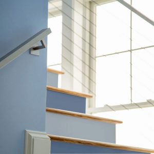 Mixed Colors Provide Unique Stair Design