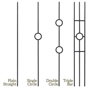 Designer Series Iron Balusters