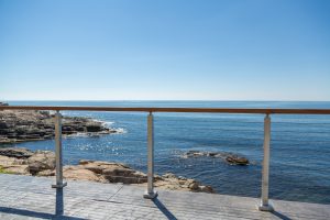 Cable Railing by the Sea