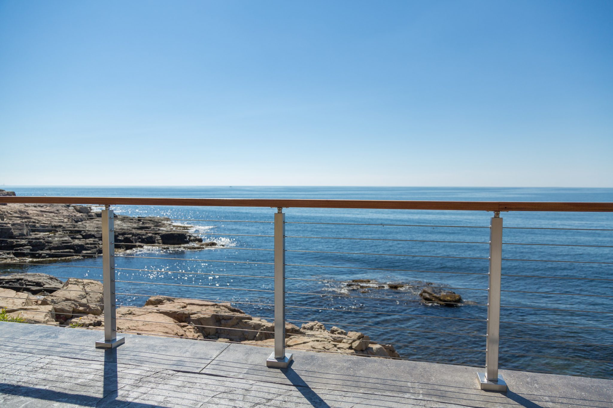 Cable Railing by the Sea