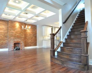 Box Newels and Bending Handrail