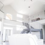 Apollo White Posts in Modern Home