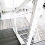 Apollo White Posts in Modern Home