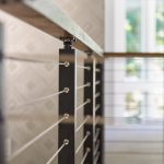 Black Powder Coated cable railing system