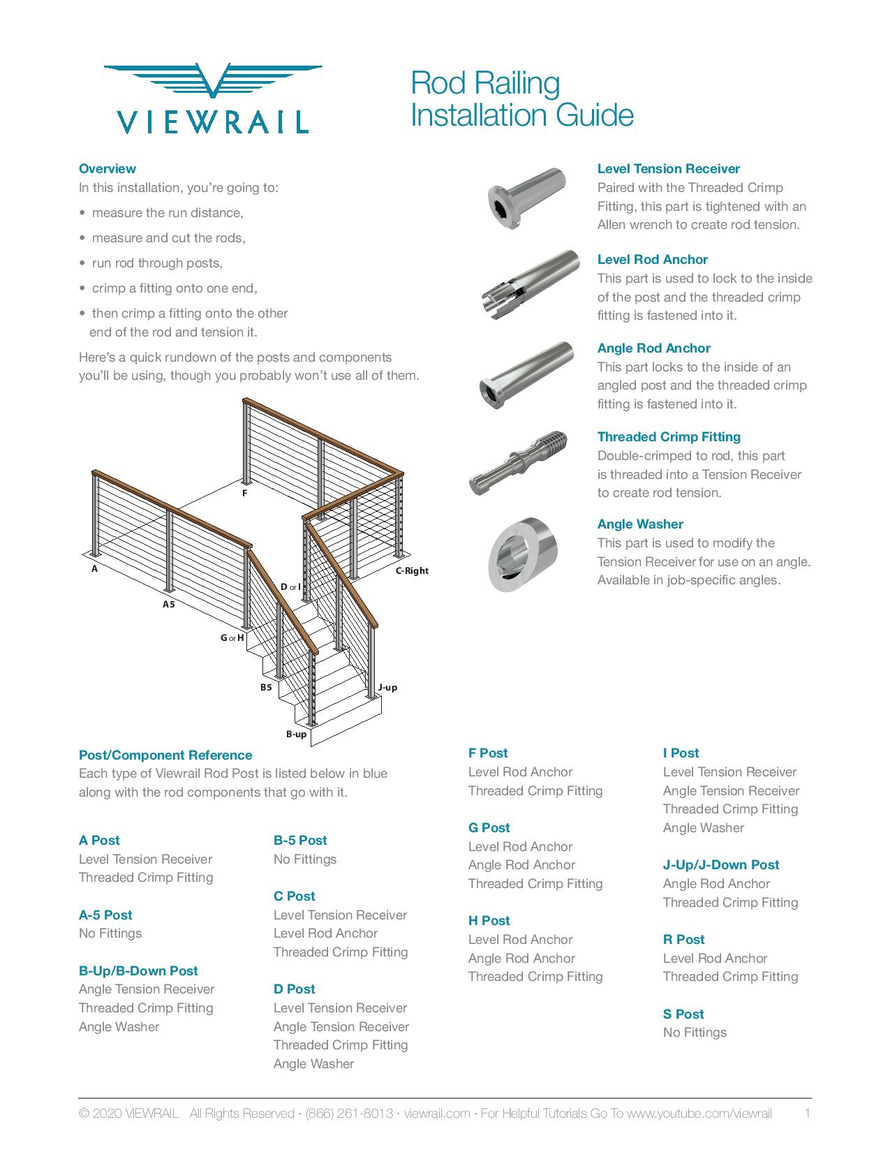 Rod Railing Installation Guide