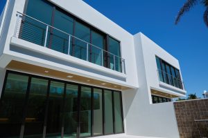 cable rail juliet balcony made from surface mount posts