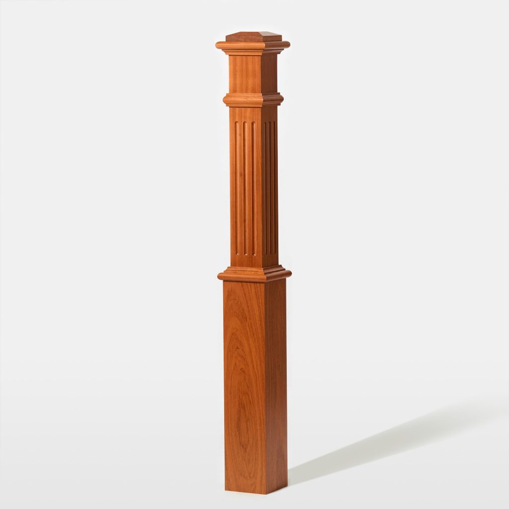 4891 Fluted Box Newel