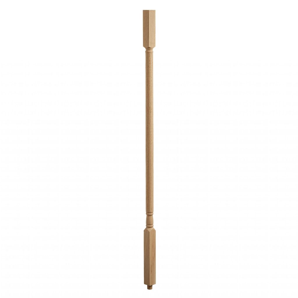 Traditional Square Top Wood Baluster C-5070