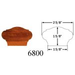 6800 45 deg Mitered Handrail - Image 2