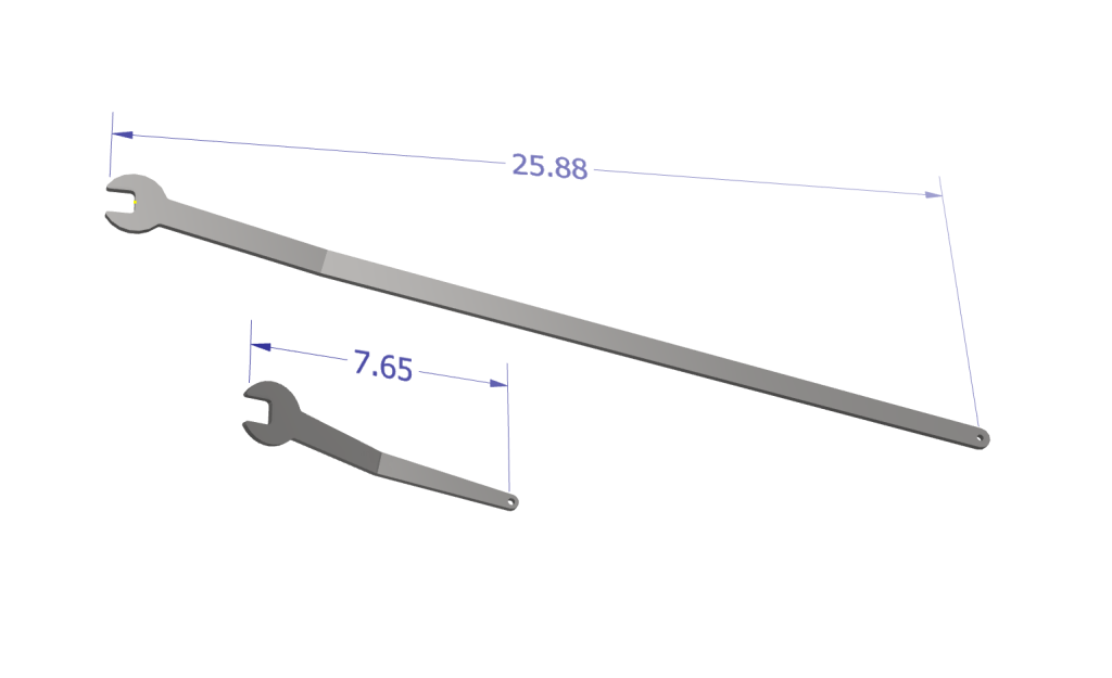 Base Rail Wrench Set