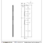 2551 Double Twist Iron Baluster - Image 3