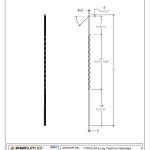 2554 Long Twist Iron Baluster - Image 3