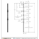 2571 Gothic Double Knuckle Iron Baluster - Image 3
