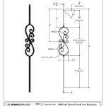 2585 Small Scroll Iron Baluster - Image 3