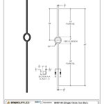 2930 Single Circle Iron Baluster - Image 3