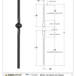 2940 Gothic Iron Newel - Image 2