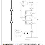 2963 Ribbon Double Basket Iron Baluster - Image 3