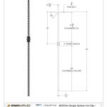 2990 Single Sphere Iron Baluster - Image 3