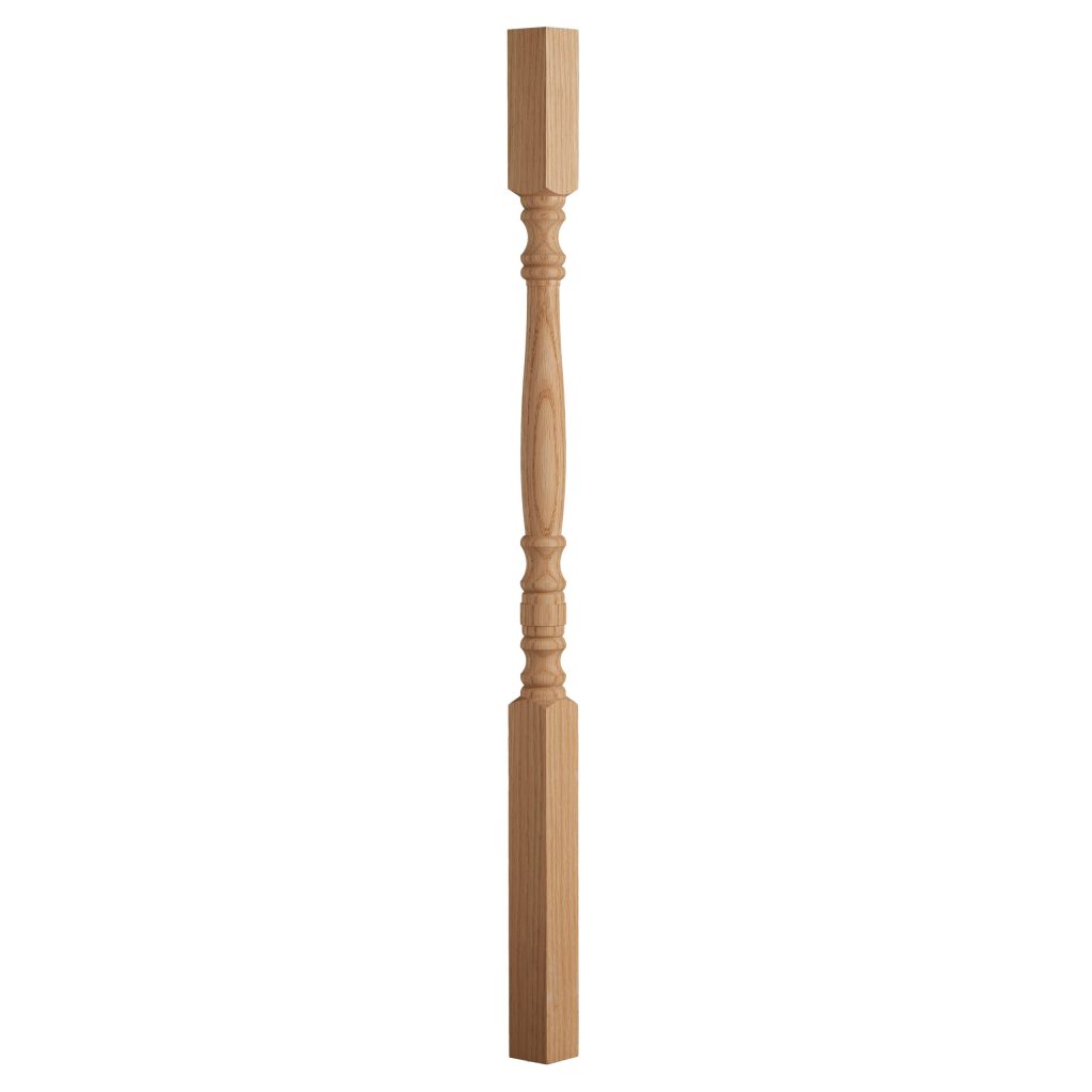 Hampton Square Top (Long Block) Wood Baluster C-5005