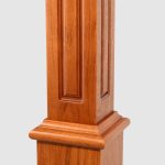 4791 White Paint Raised Panel Box Newel - Image 3