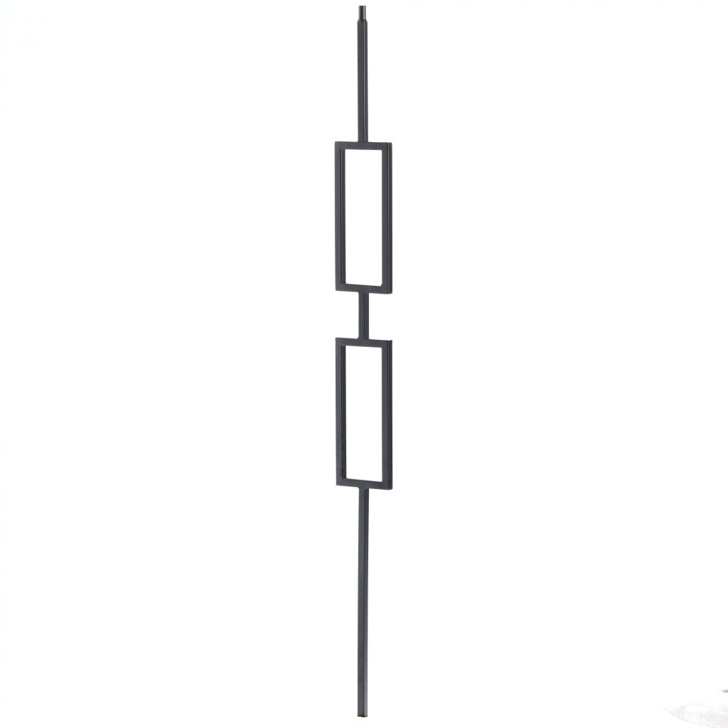 2671 Double Rectangle Iron Baluster
