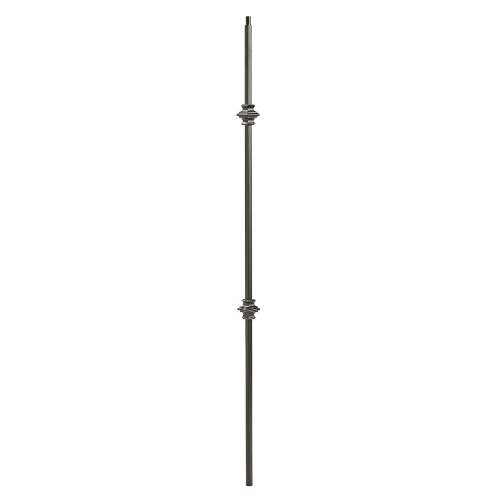 2557  Modern Double Knuckle Iron Baluster
