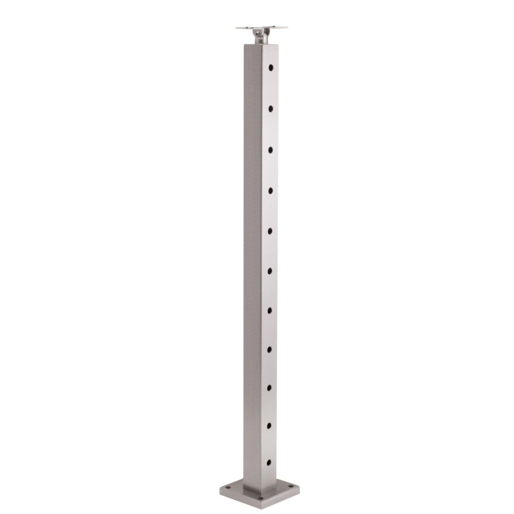 Special Application Universal Top Square 2" Rod Railing Posts