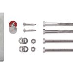 Bump Out Slim Side Mount Universal Top Square 2" Cable Railing Post - Image 2